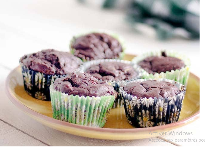 Courgette and Chocolate Muffins
